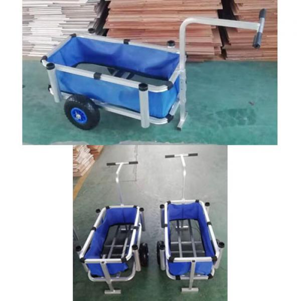 Aluminum Beach Cart With 10in PU Wheels