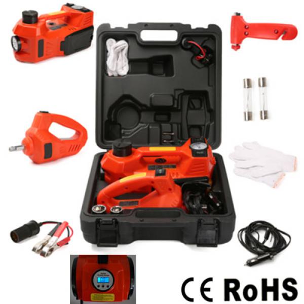 12V Electric Car Jack and Impact Wrench Set