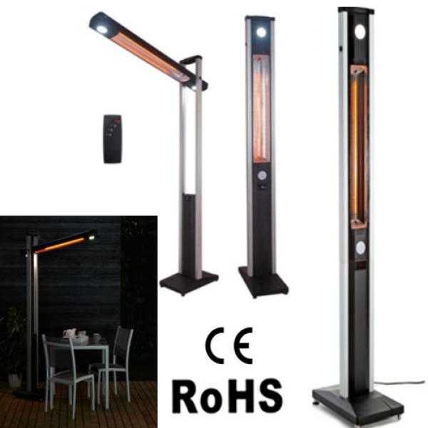 1800w Electric Carbon Infrared Patio Heater with Remote Control