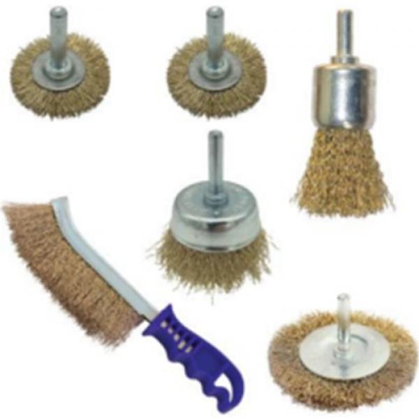 6PC Wire Wheel & Cup Brush Set