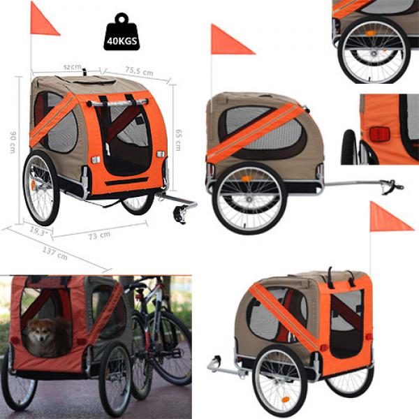 Pet bicycle trailer