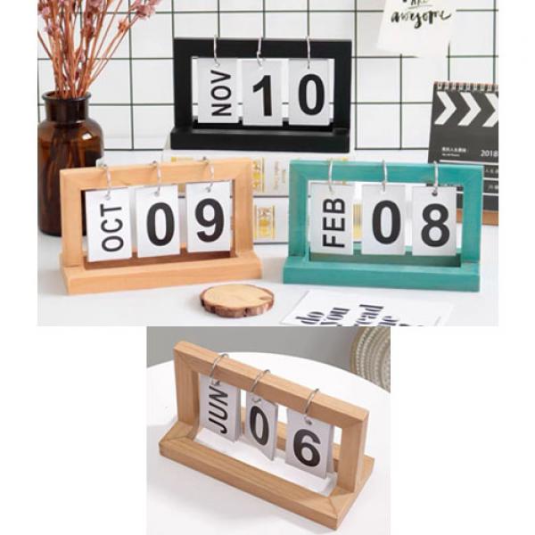 Wooden Calendar Stand