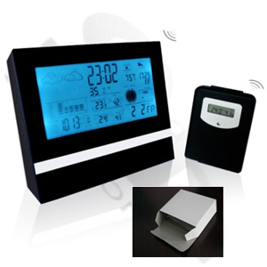 LCD Clock with weather station