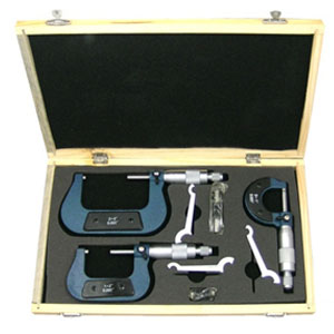 New 3-PC 0-3 inch Outside Micrometers set Increments 0.001