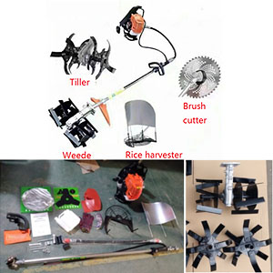 BACKPACK BRUSH CUTTER WITH MULTI HEADS