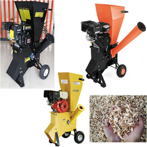 15 HP Wood Chipper / Chipper Shredder with Loncin engine