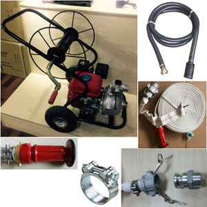 Fire fighting pump kit-1.5in/75m