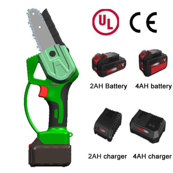 18V Cordless Chainsaw 4in Bar