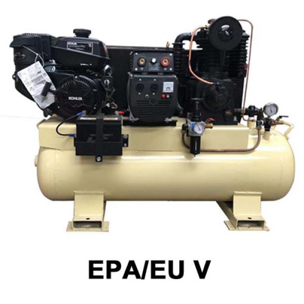 Gasoline Engine powered air compressor/generator/welder