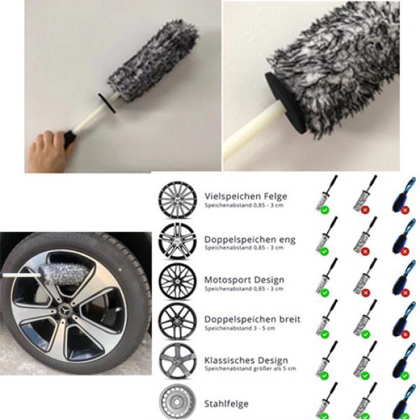 Long Handle Wash Brush (NO METAL)