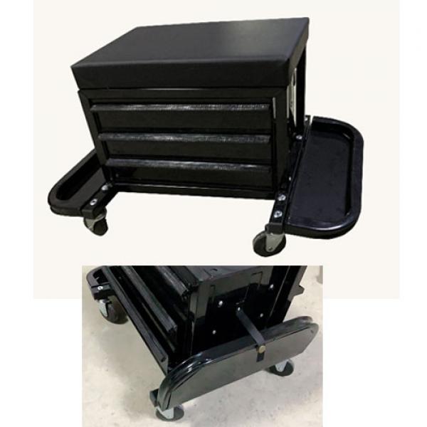 3 Drawer Creeper Seat with Tool Box