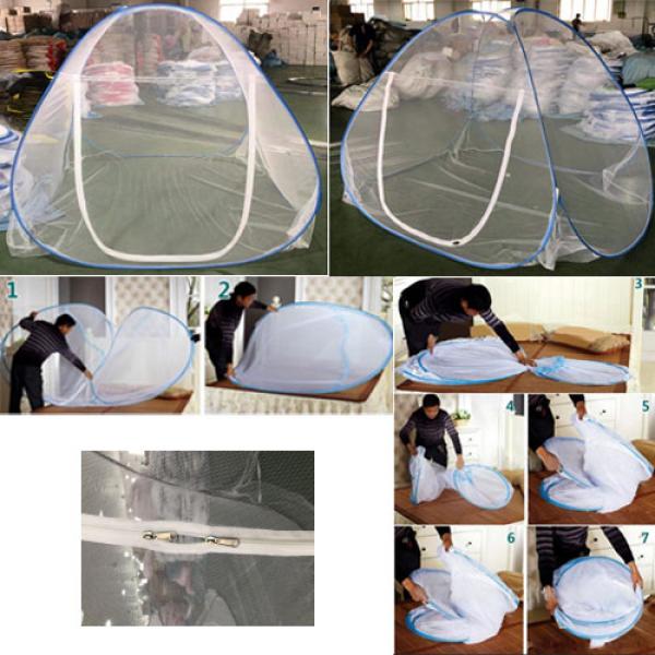 Pop Up Foldable mosquito net with double door
