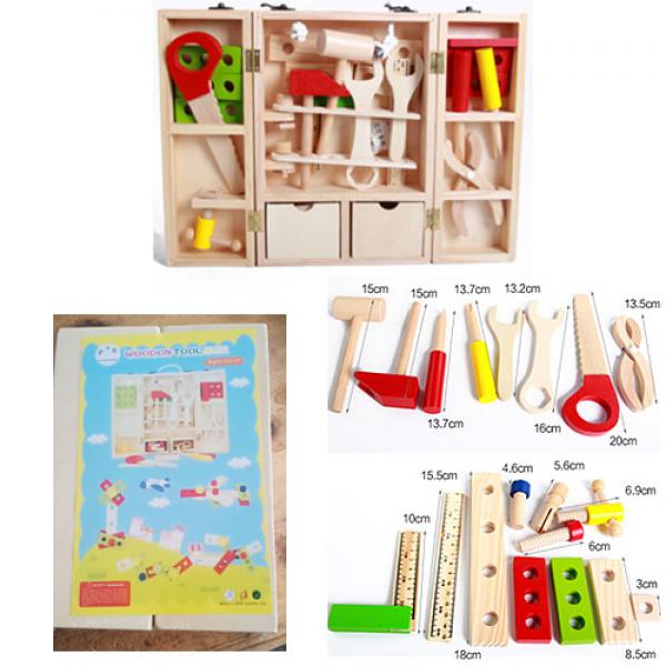 Wooden Toolbox Toy