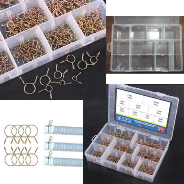 290pcs Air Tubing Spring Clips Clamps Assortment Kit