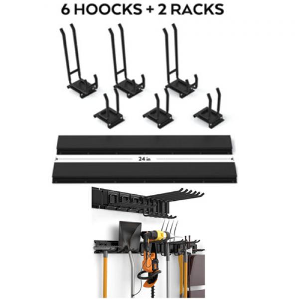 Heavy Duty Tool Storage Rack 24 inchx2