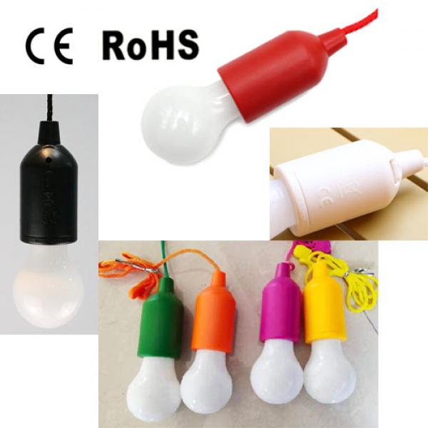 Outdoor Portable LED Pull Cord Bulb Light